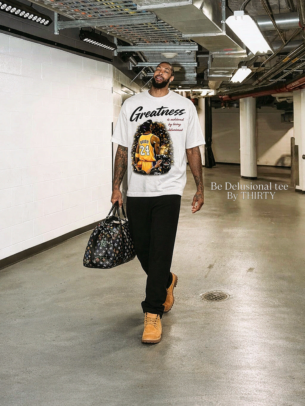 Kobe Bryant (being delusional) Oversized tee