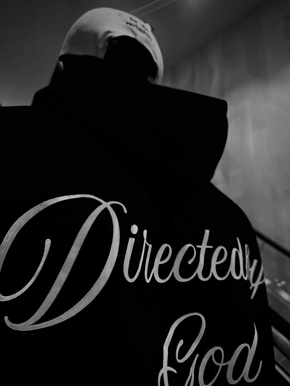 “Directed by God” oversized hoodie