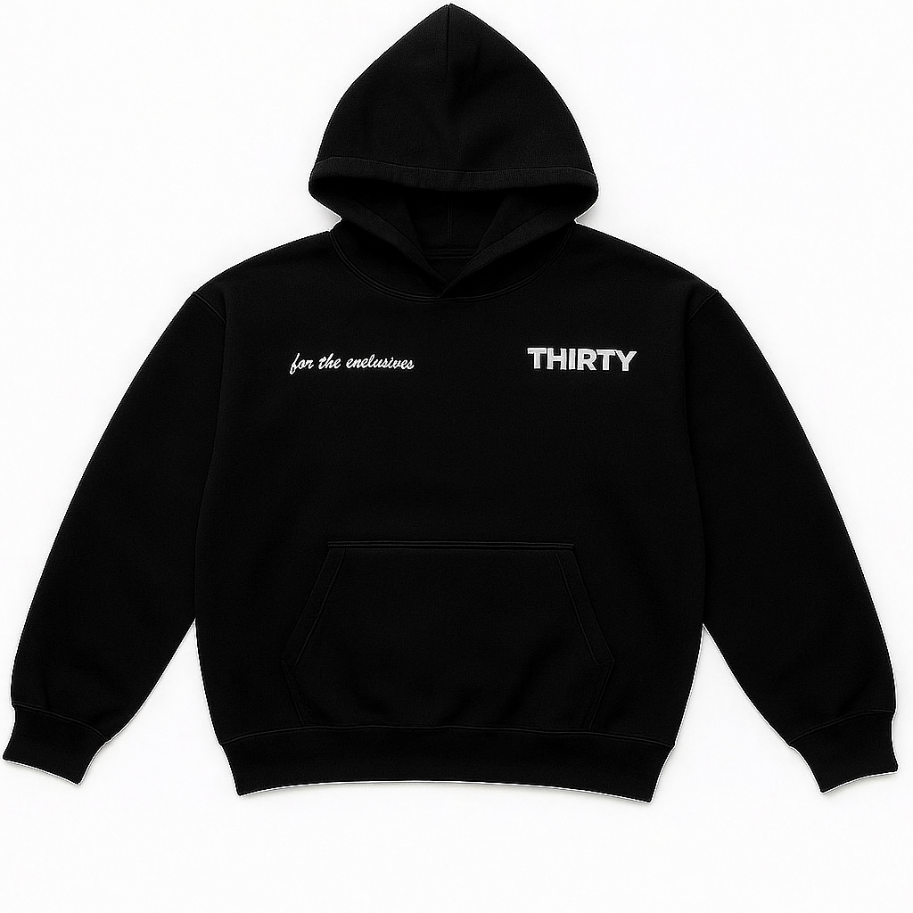 “Directed by God” oversized hoodie