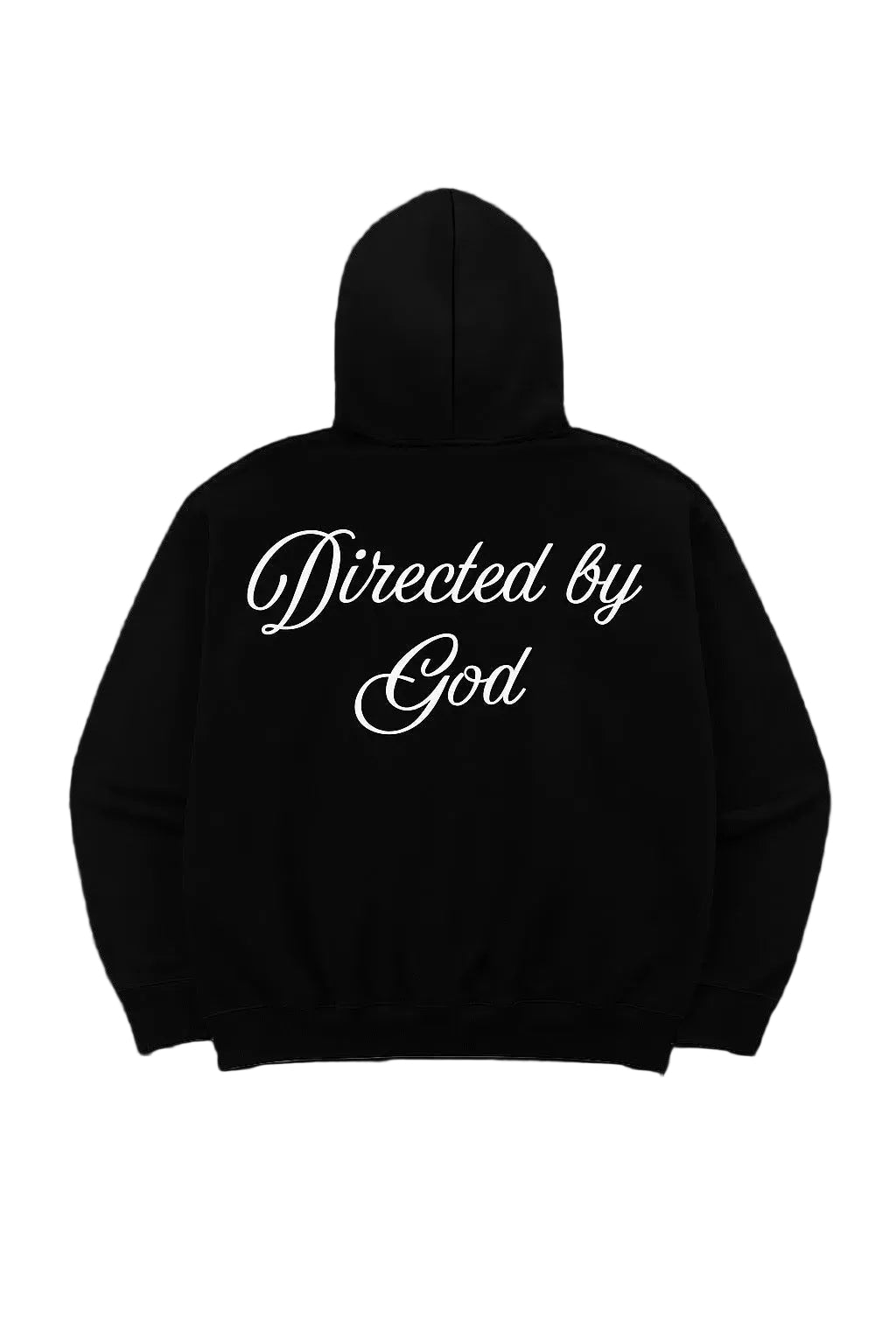“Directed by God” oversized hoodie
