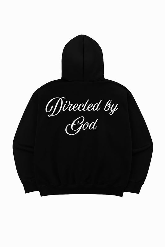“Directed by God” oversized hoodie